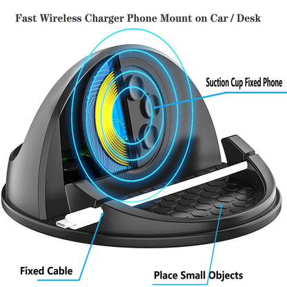 ANNSKIN Wireless Car Charger Mount